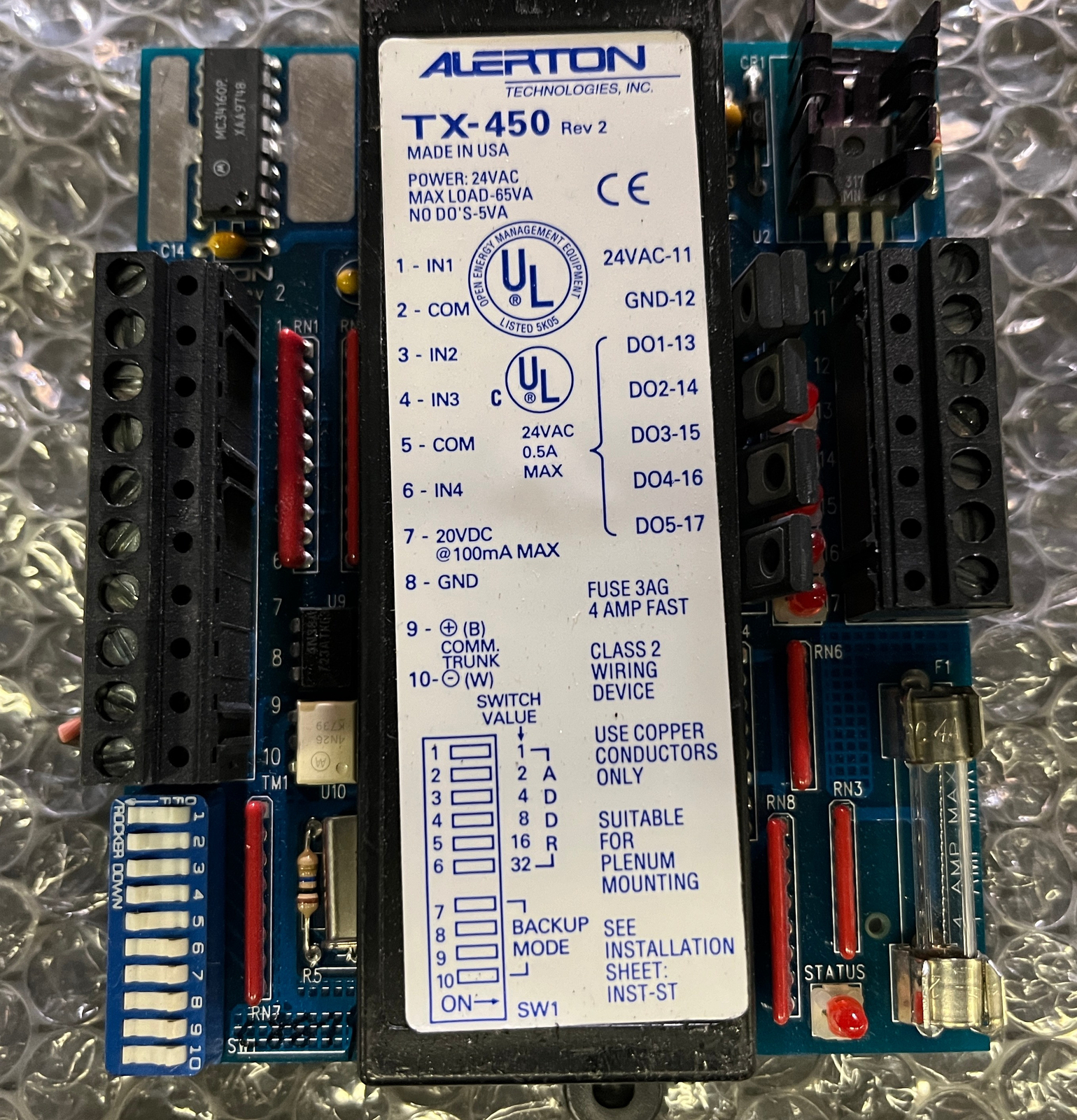 Alerton TX-450 Controller Board