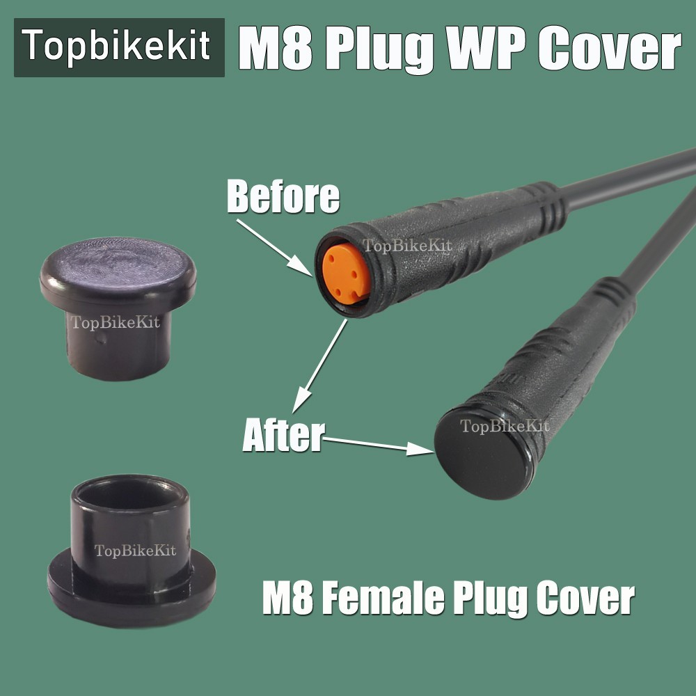 6pcs M8 Plug Waterproof Cover For Julet/Higo Female Plug Julet Cable Plug Cover