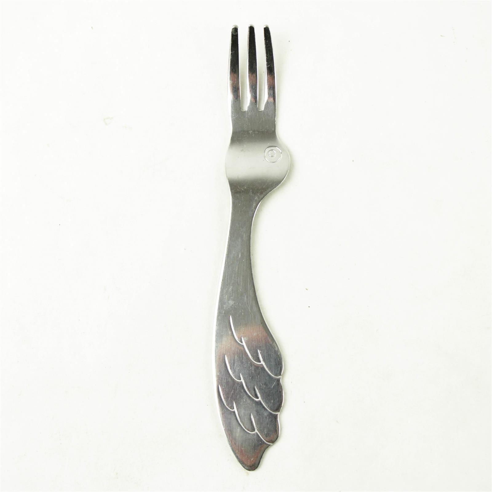 Sato Metal Kogyo Salus Seagull Medium Fork Collectible Flatware 6.5 in