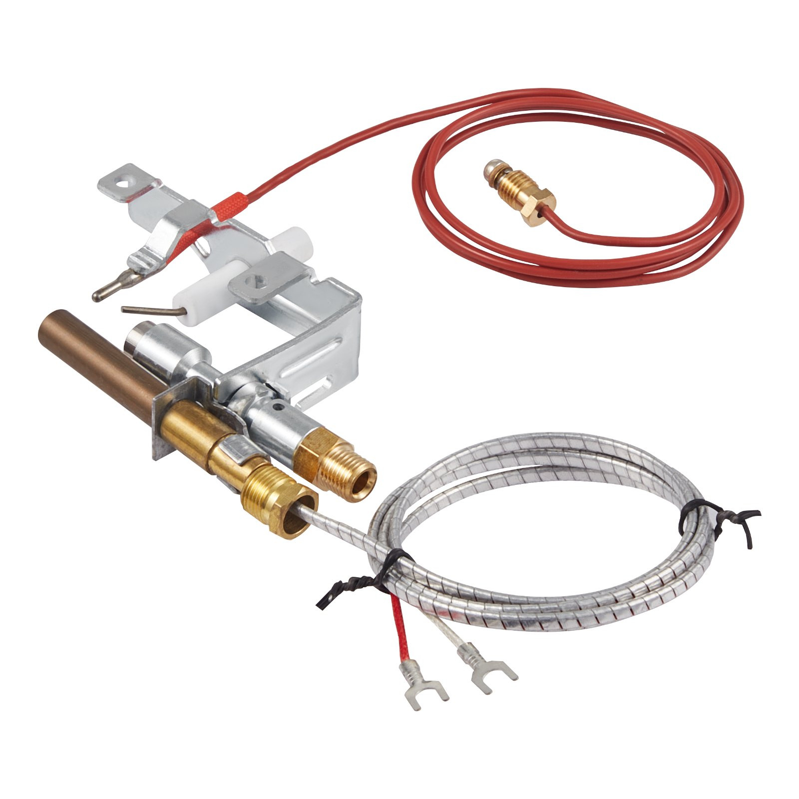 Gas Pilot Assembly Fireplace Ignition Replacement Compatible with Multiple Model