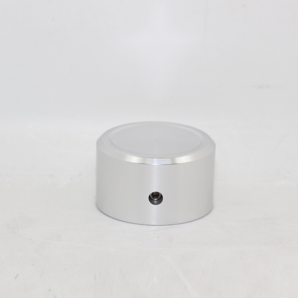 Diameter: 38mm Height: 22mm Aluminum Solid Knob Volume Potentiometer Knob