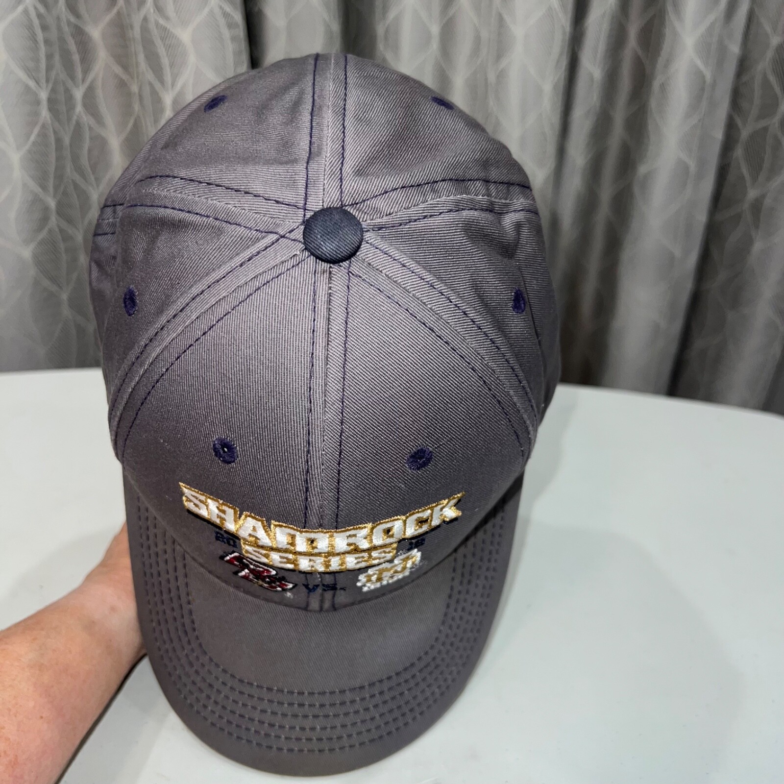 Shamrock Series BC vs ND 2015 Gray Hat Cap