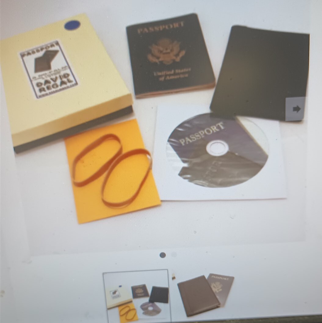 David Regal Passport Wallet Original Edition No Palm Card to Wallet Out of Stock