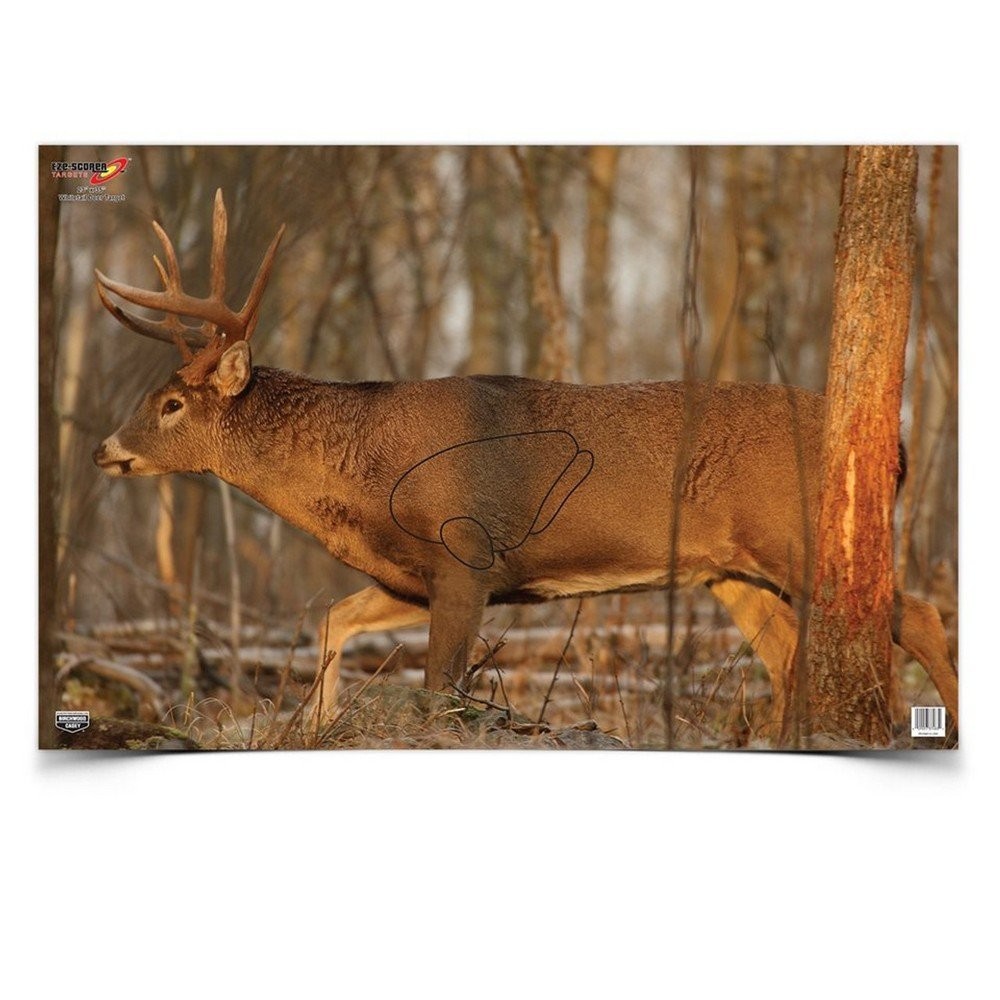 Birchwood Casey EZE-Scorer 23X35 Whitetail Deer Target Large Format 2 Pack 37481