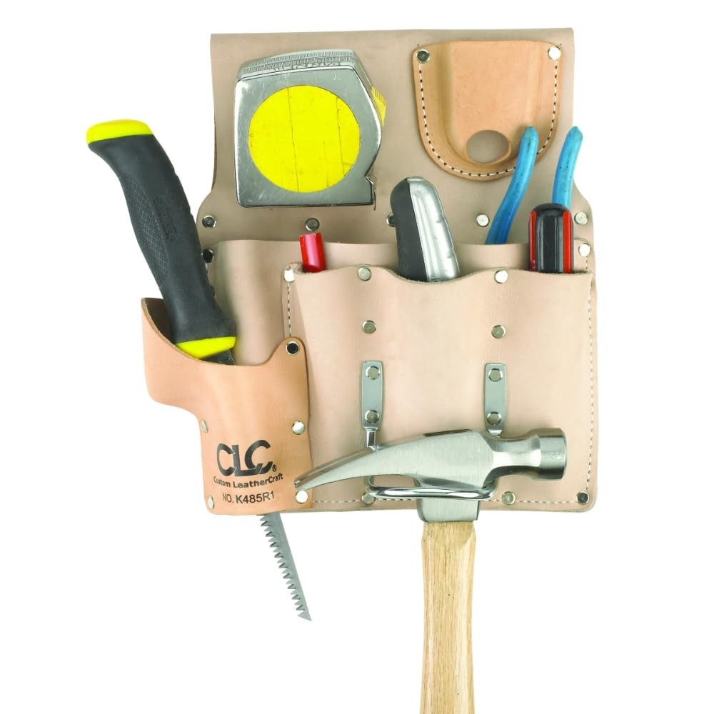 Leathercraft - DW-109 CLC K485R1 Standard Drywaller's Tool Pouch, Chrome-Tanned