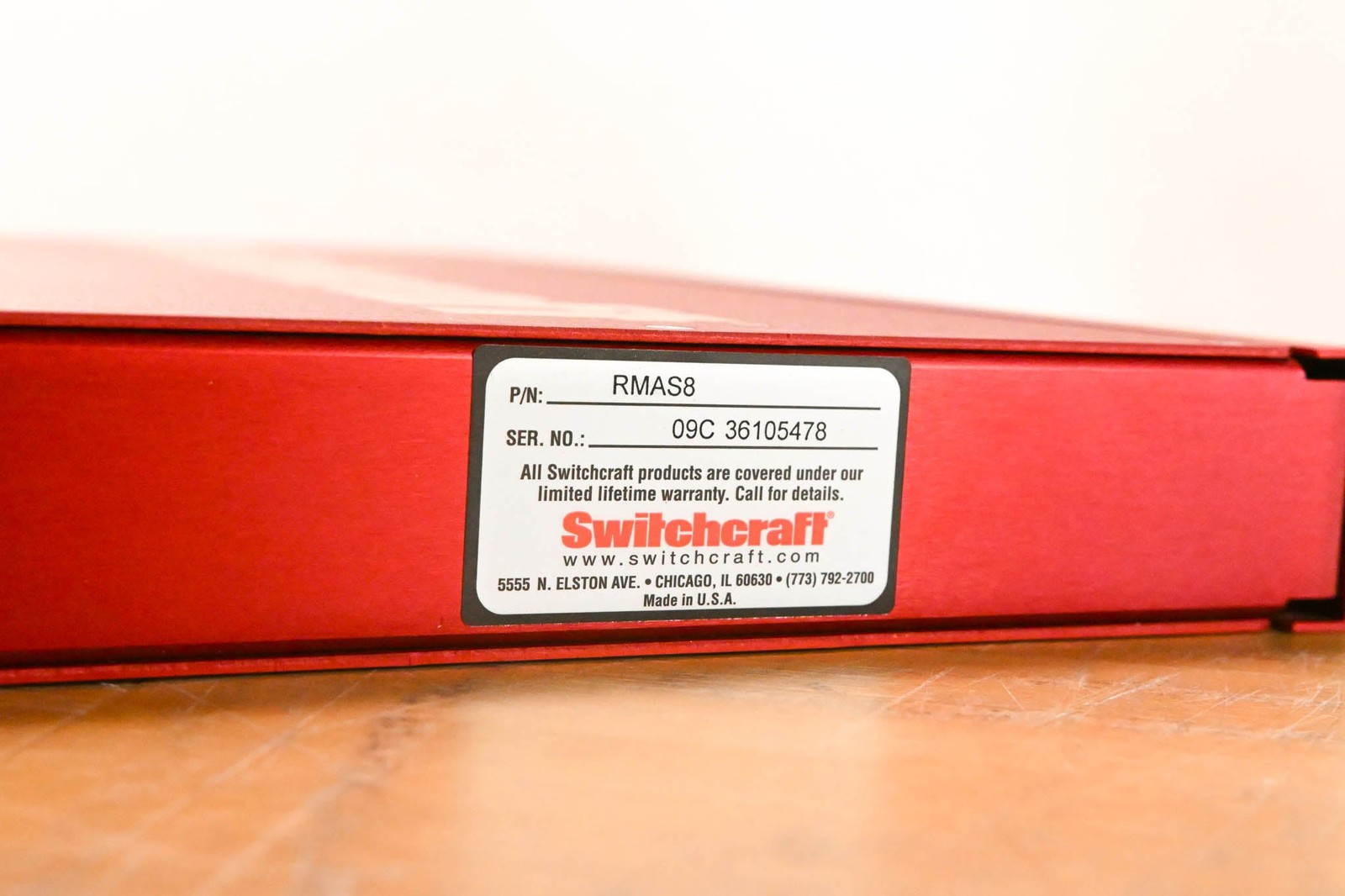Switchcraft RMAS8 8-Input 3-Way Splitter CG01X6T