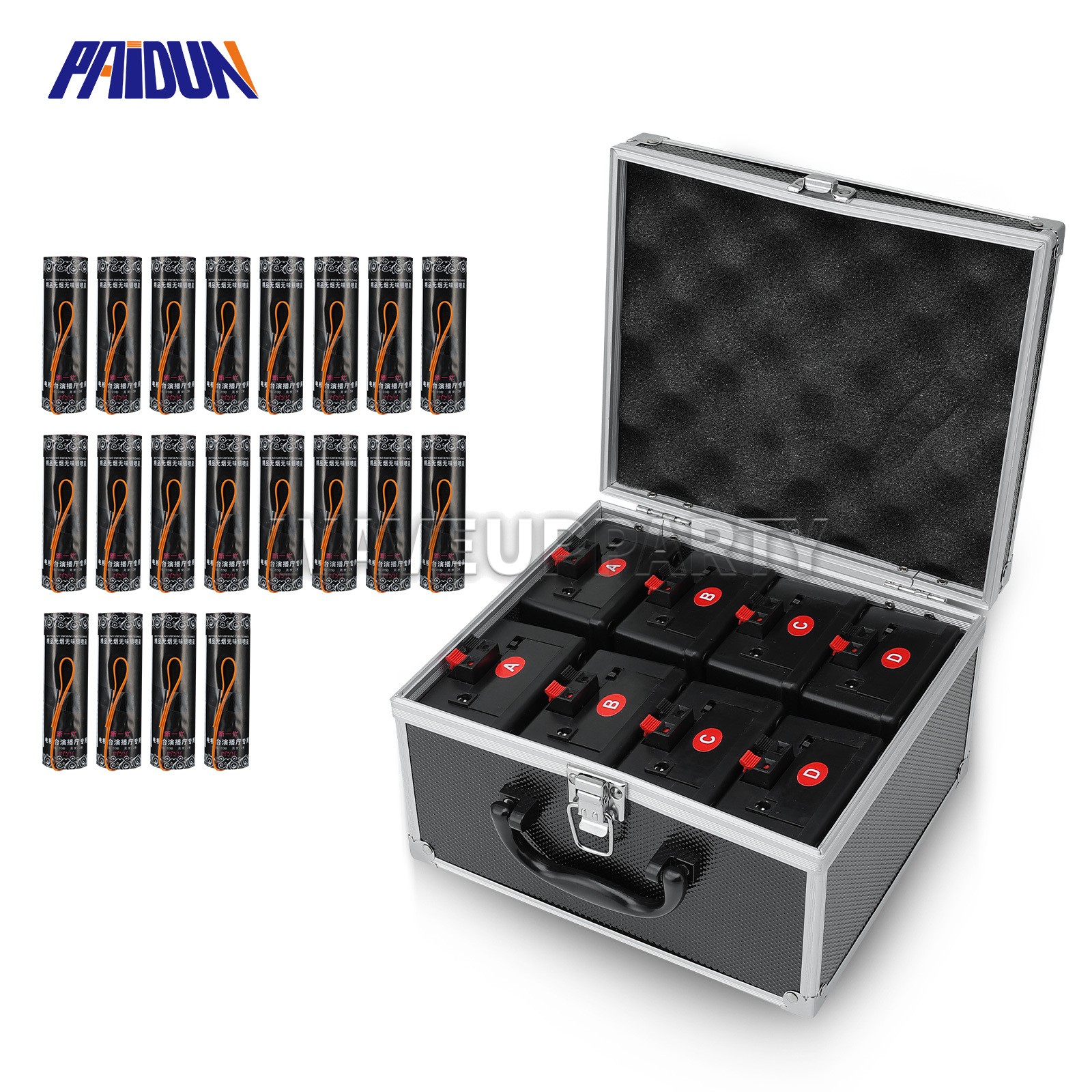 PAIDUN Sparkler Effect Cold Spark Machine Firework Base Case Powder Kit Safety