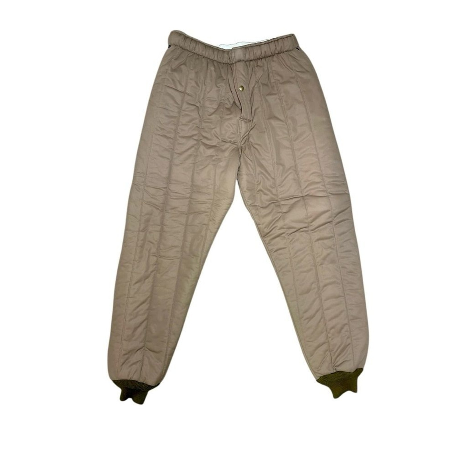 Vintage Military Quilted Puffer Pants Men's NYLON USA Outdoors Hunting Fishing