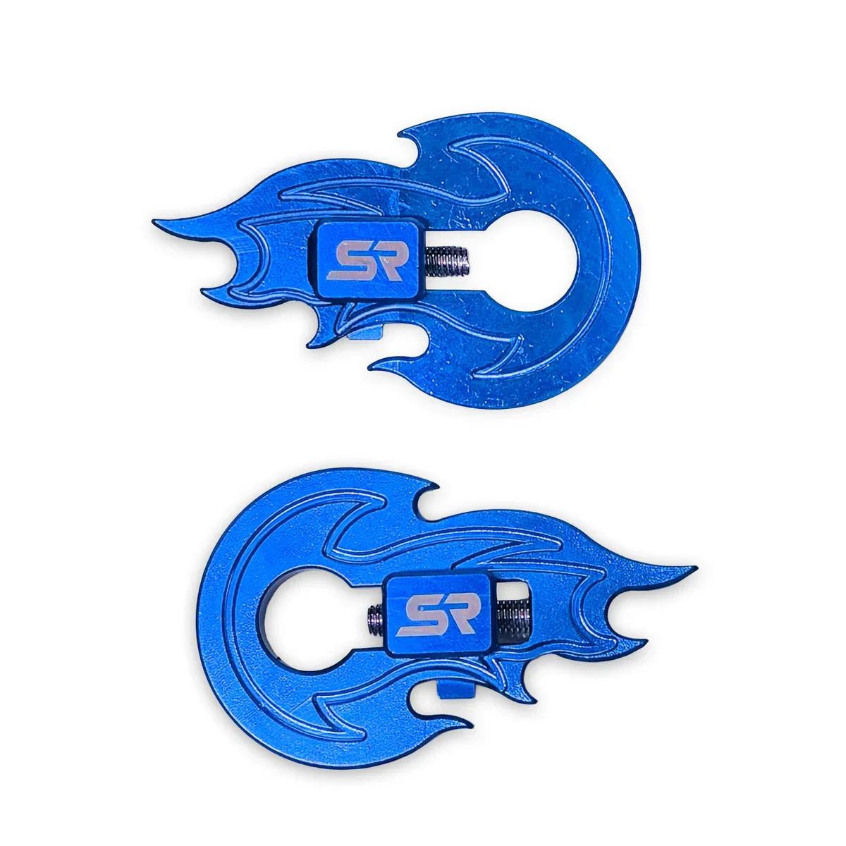 ISD STREET RUNNER BIKE CHAIN TENSIONERS - 3/8" and 14mm - SE BIKES -THRONE-BLUE