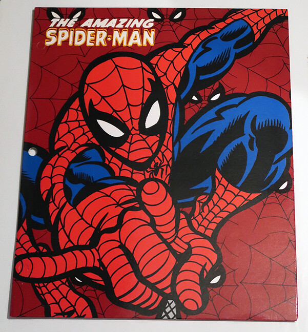 SPIDER-MAN 9.5x12 Red School Folder ©2001 UNUSED/EXCELLENT Condition