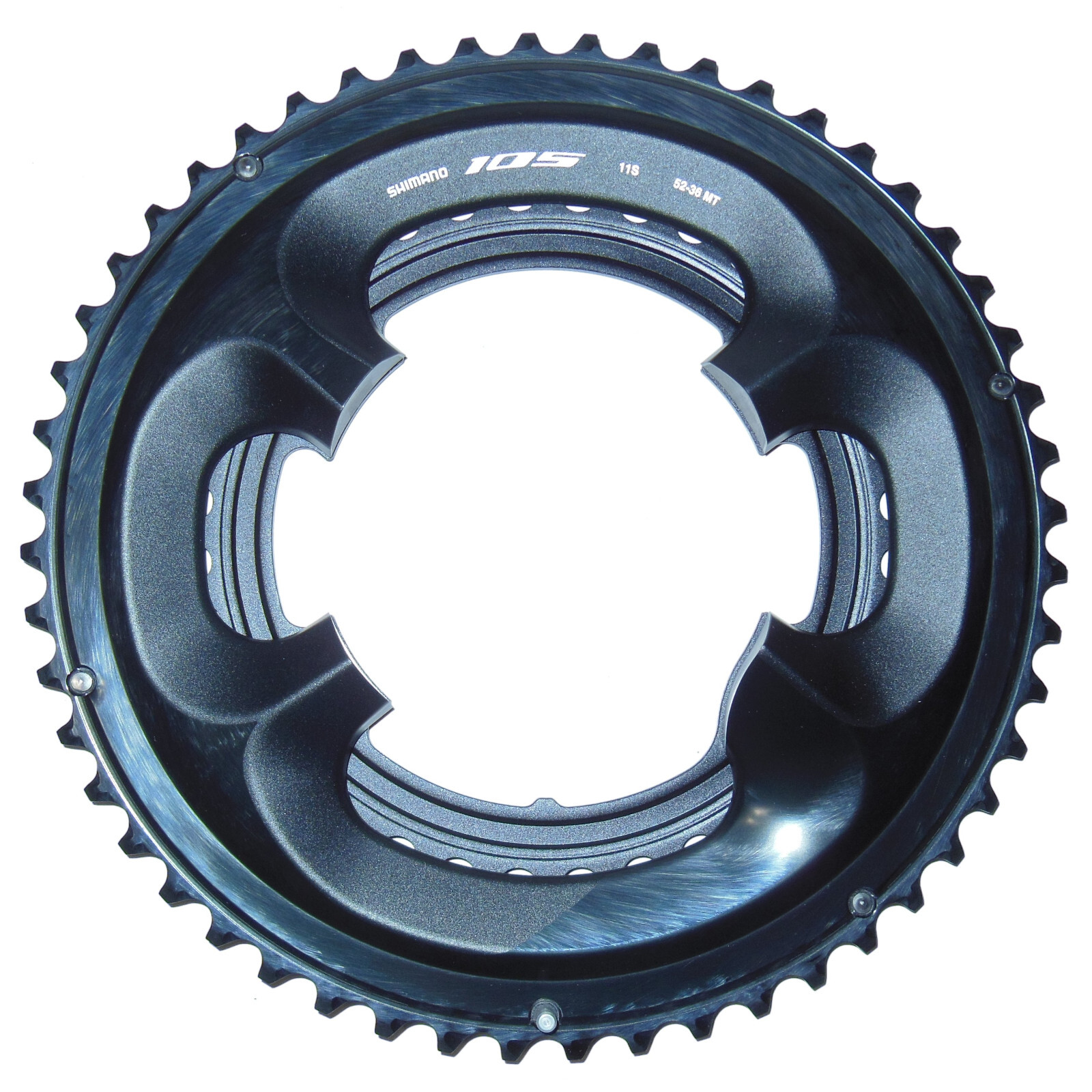 Blem* Shimano 105 FC-R7000 52/36 MT Chainring Set Asymmetric Y1WV98030/Y1WV36000