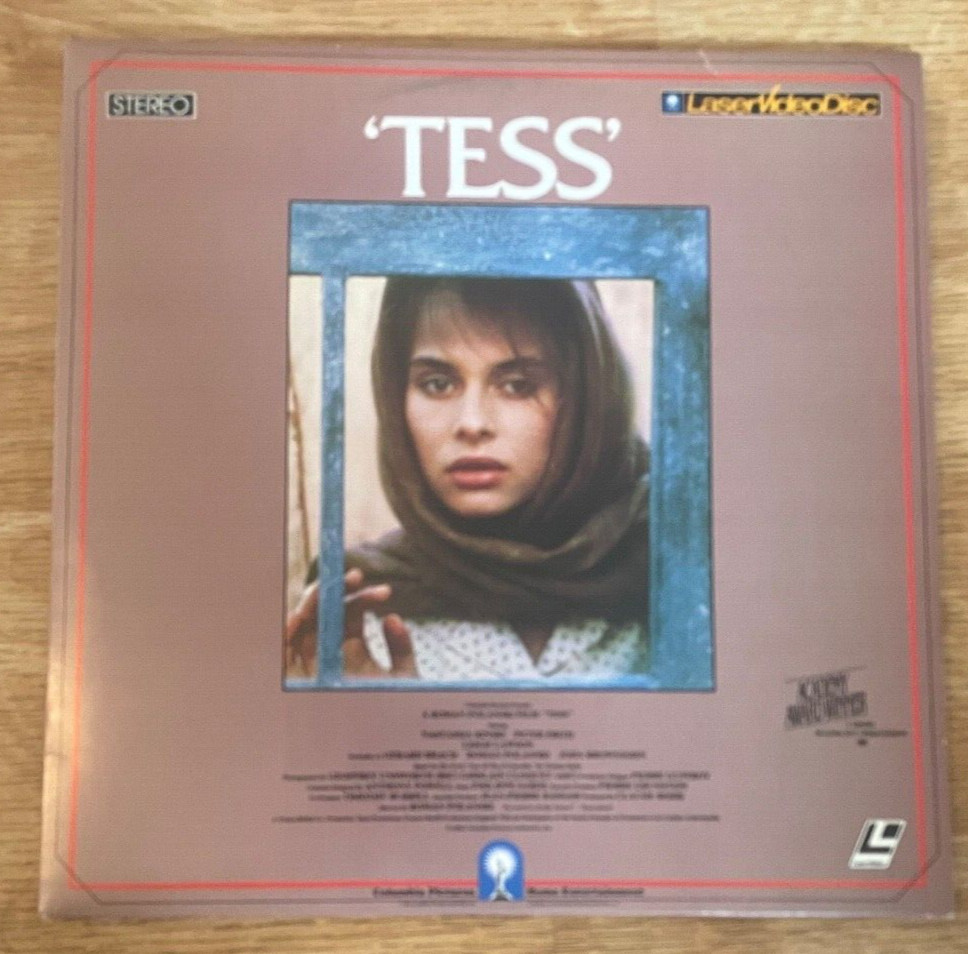 Tess Laserdisc Nastassia Kinski, Peter Firth, Leigh Lawson