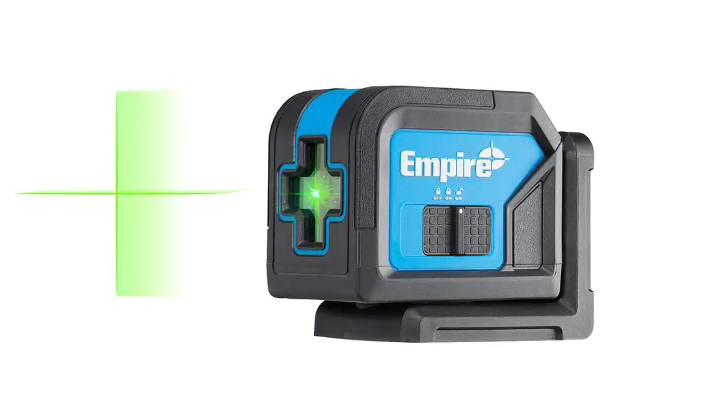 Empire 75 ft. Green Self-Leveling Cross Line Laser Level