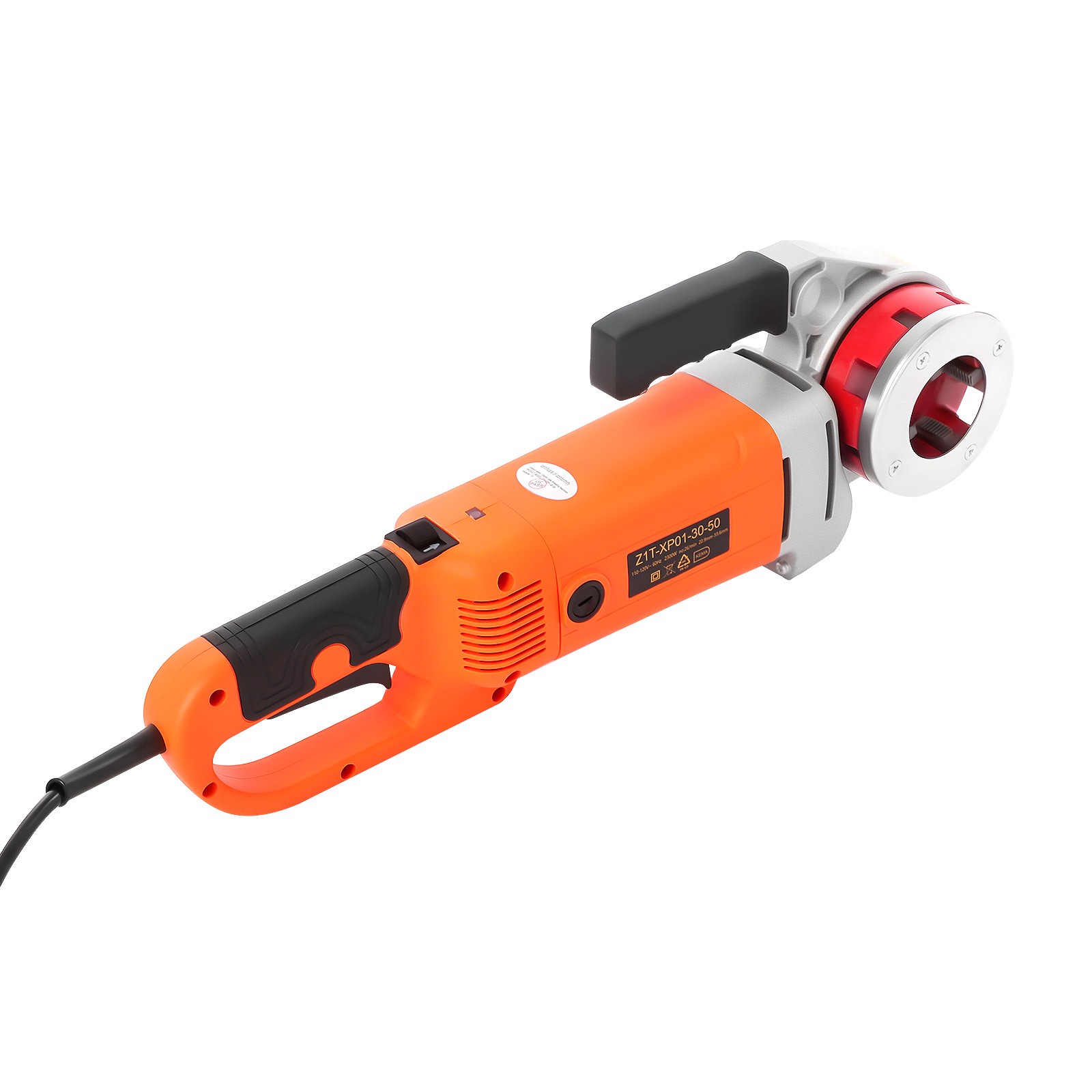 Handheld Electric Pipe Threader Threading Machine with 6 Dies，1/2" - 2 Inch