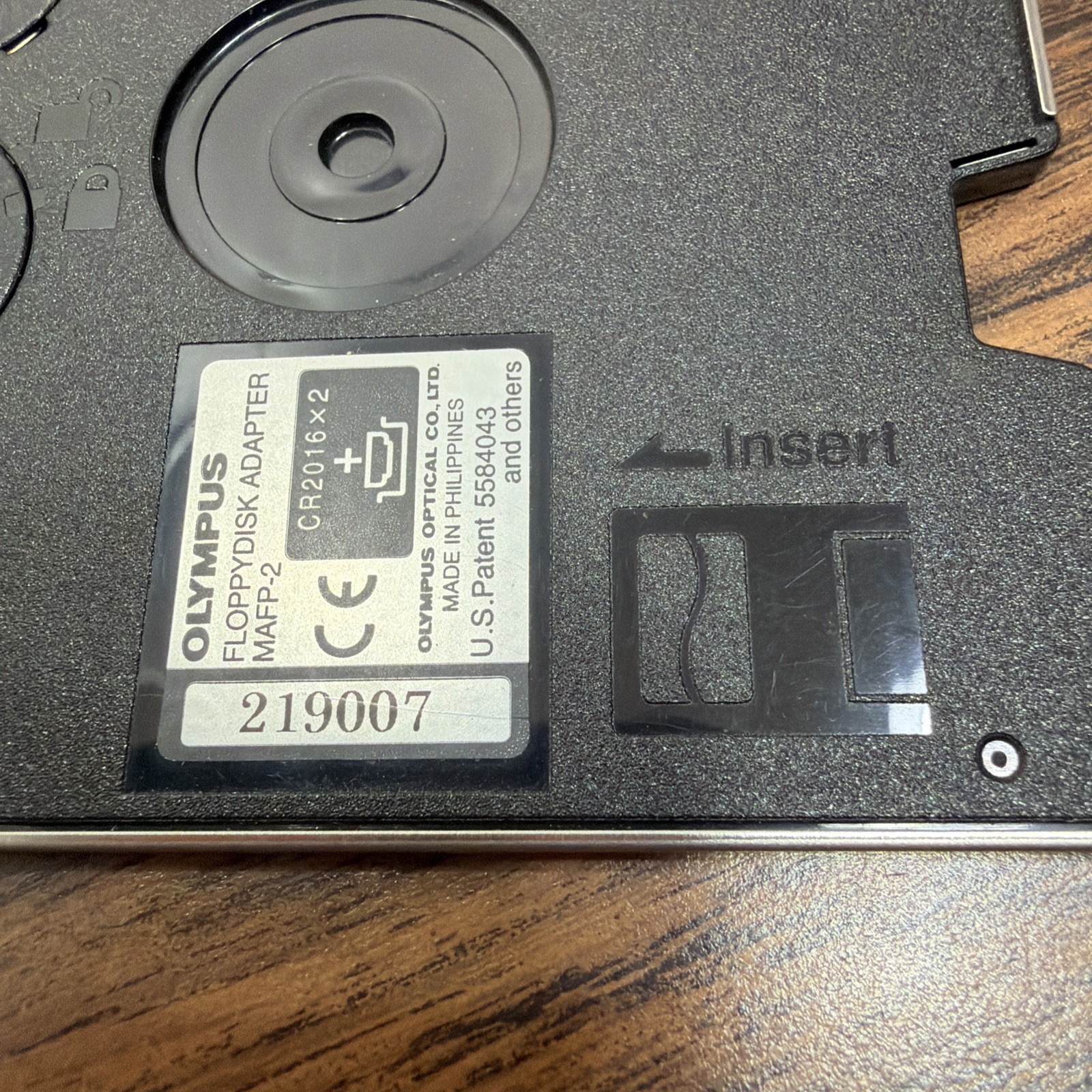 Olympus Camedia Flash Path Floppy Disk Adapter MAFP-2 w/ 3V 16MB SmartMedia Card