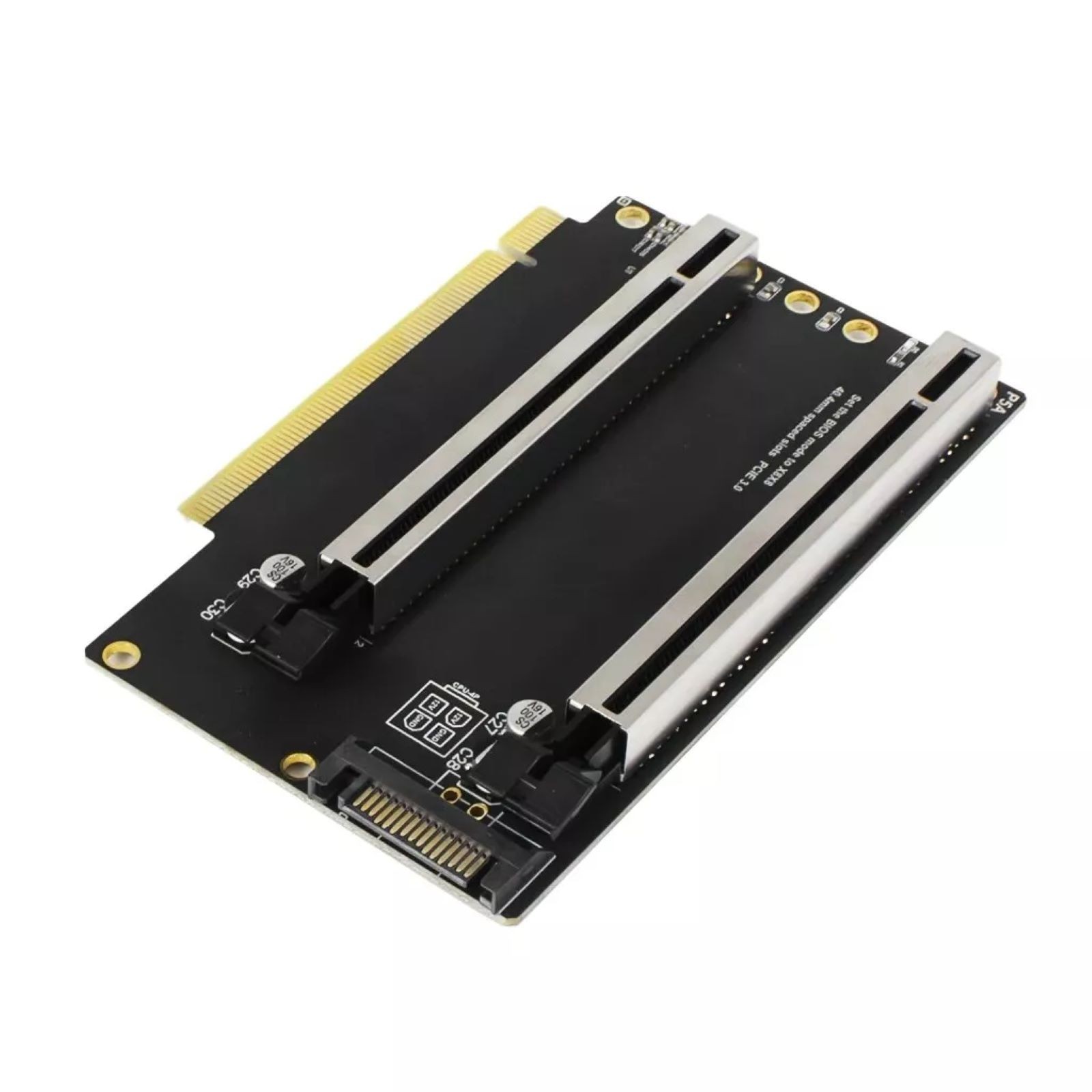 1 to 2 Professional Expansion Card Gen3 Split Card Bifurcation x16 to x8x8