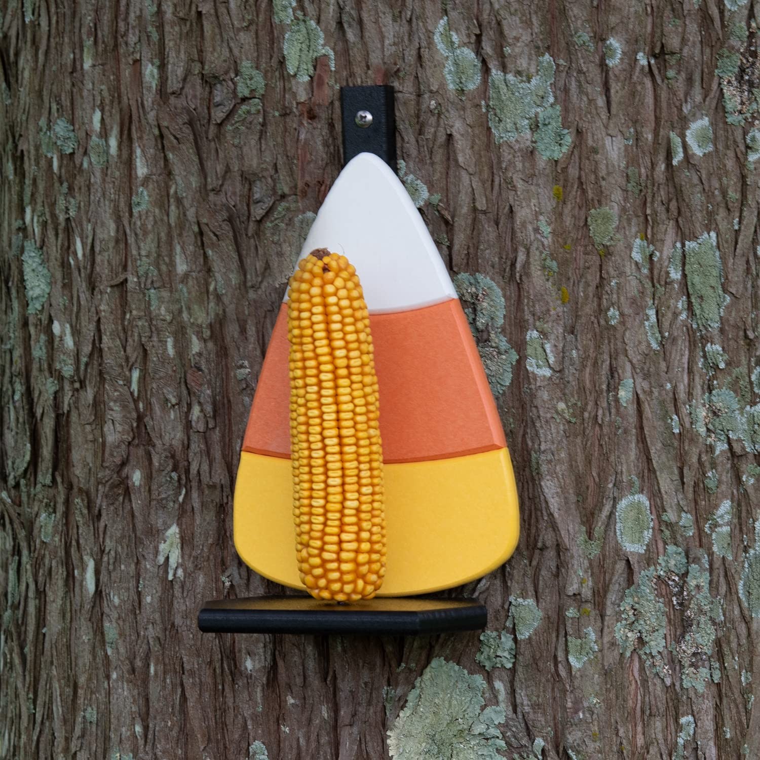 JCs Wildlife Candy Corn Squirrel Feeder - Fun Fall Decor - Squirrel Corn Feeder