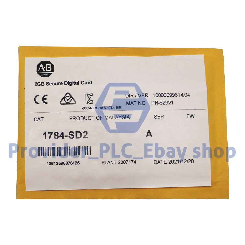 Allen-Bradley 1784-SD2 2GB Digital Memory Card ControlLogix 1784SD2 NEW SEALED