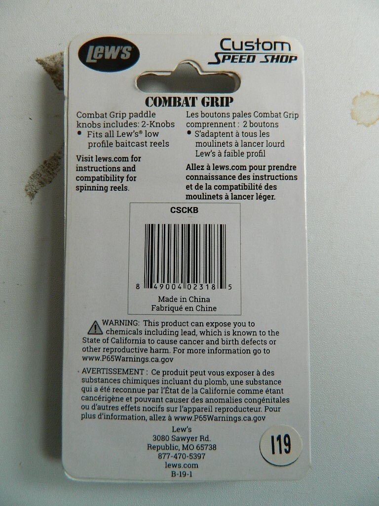 LEWS combat grip 2PK