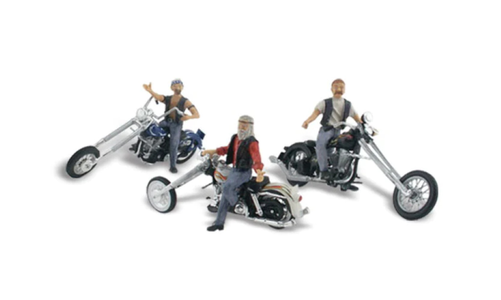 Woodland Secenics AS5344 N Scale Bad Boy Bikers