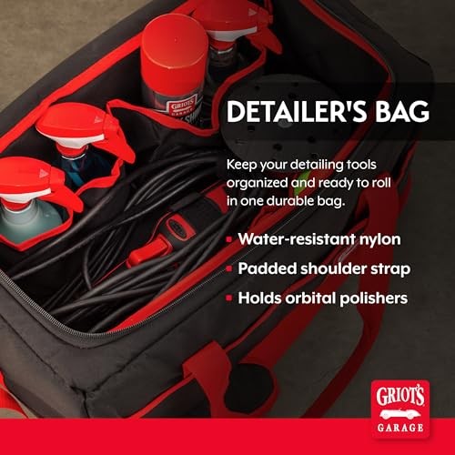 Detailers Bag, Car Detailing Organizer, Caddy Tote for Storing Auto Care