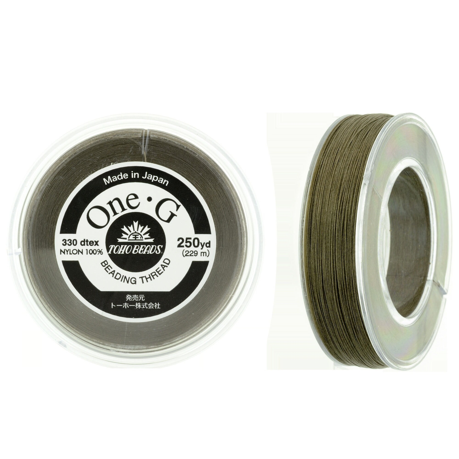 Light Khaki One-G Toho Beading Thread 50/125/250yd