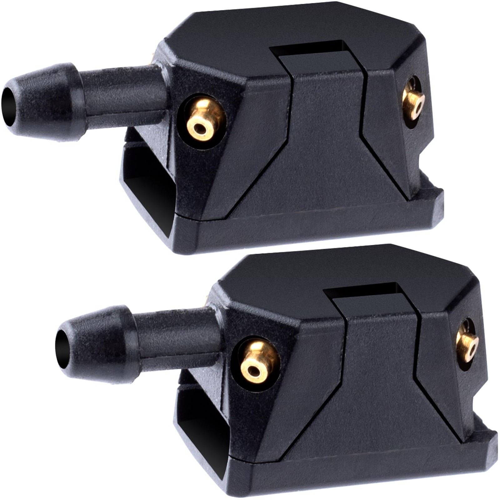 Mxxipp 2pcs Adjustable Windshield Washer Nozzles, 2.7 x 3.75 x 0.12 inches, B