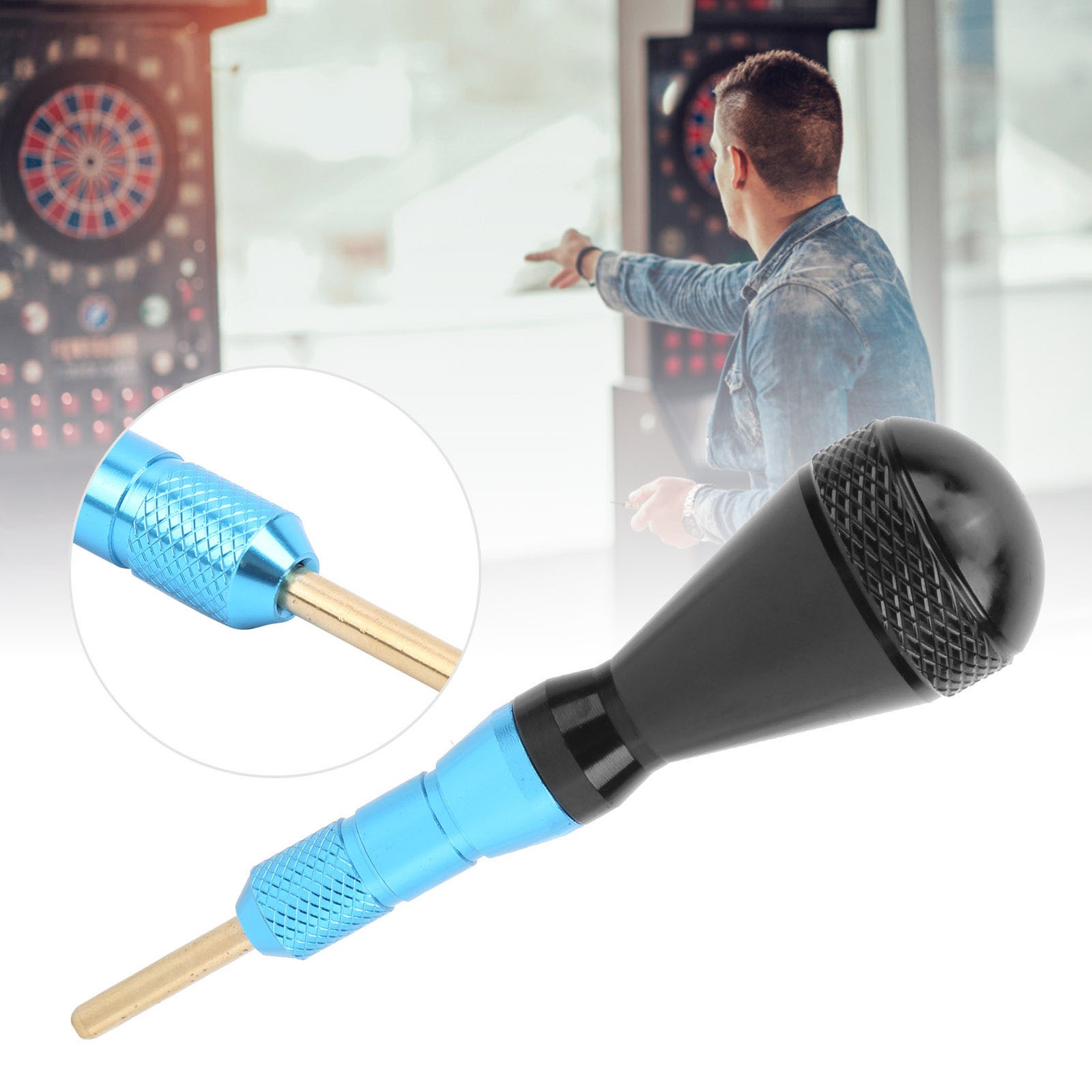 Electronic Point Extractor Remover Tool For Dartboards (Blue)
