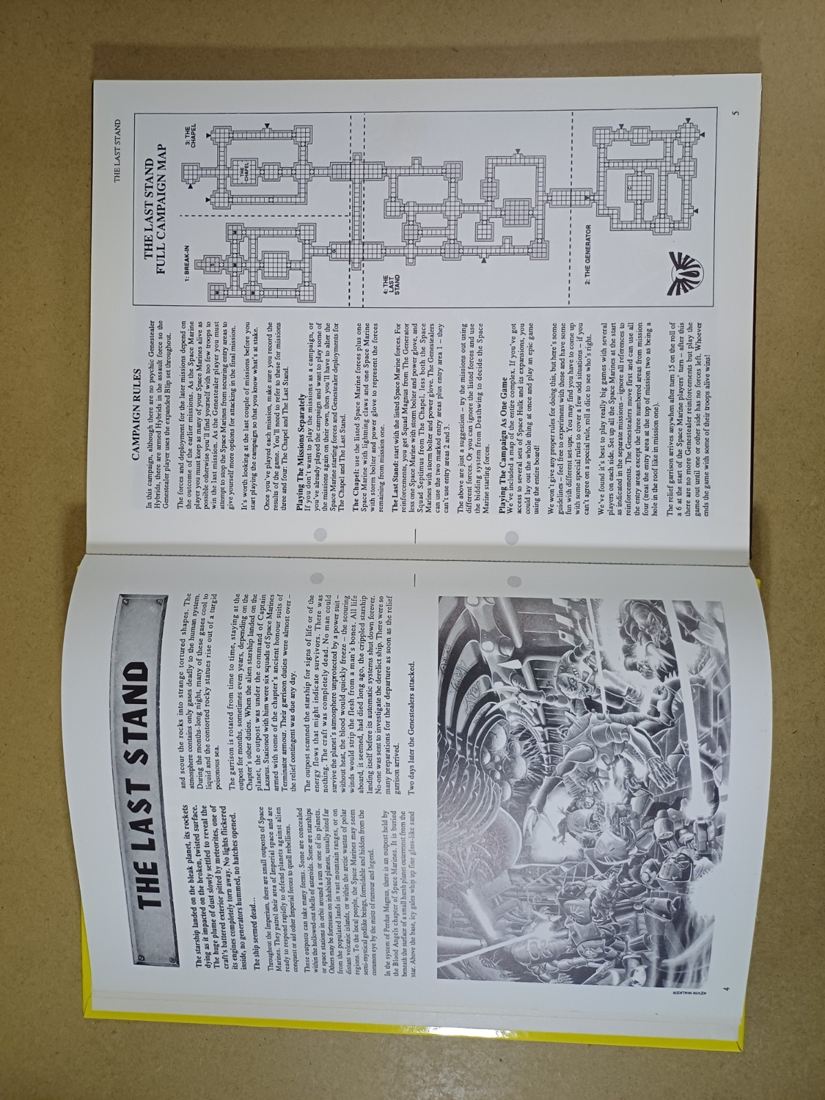 Games Workshop Space Hulk First Edition Campaigns Book - Hardback