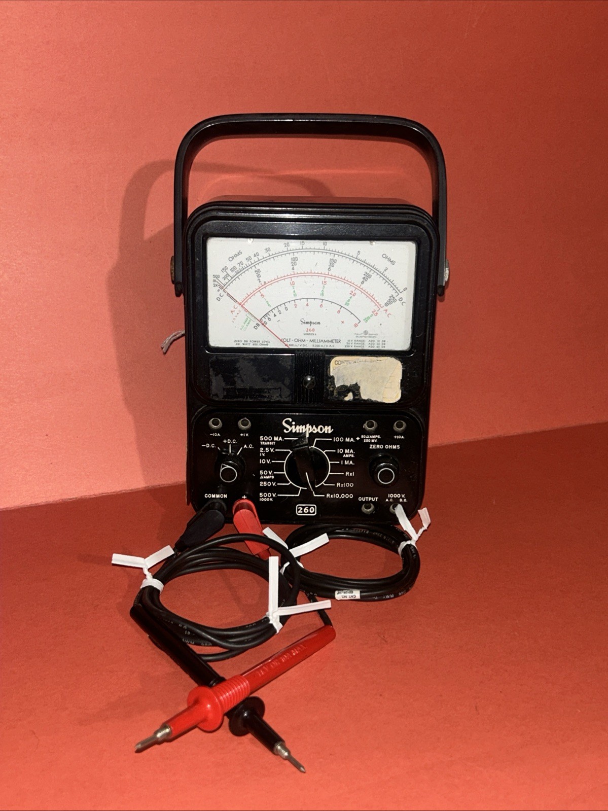 Vintage Simpson 260 Series 6 Volt Ohm Milliammeter
