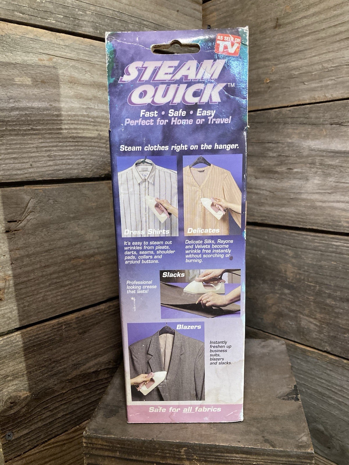 Steam Quick Clothing Steamer Open Box New With Instructions 1999