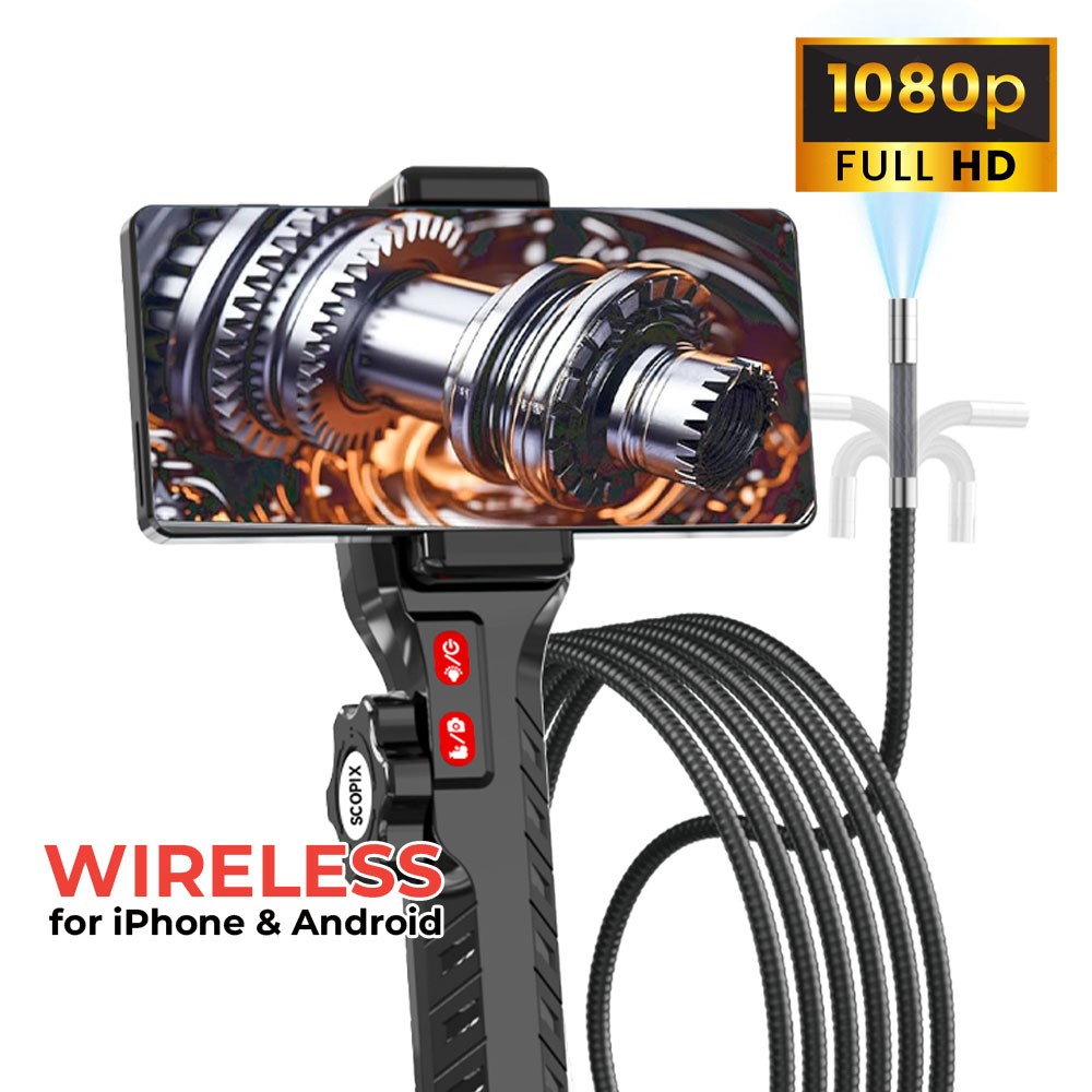 BestPrice 2Way 360° Endoscope Industrial Articulating Borescope Camera 4 Phones