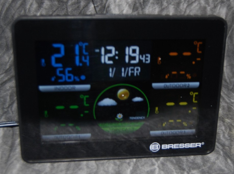 Bresser Thermo Hygro Quadro NLX Weather Station 7000023 - 4 Point Monitoring