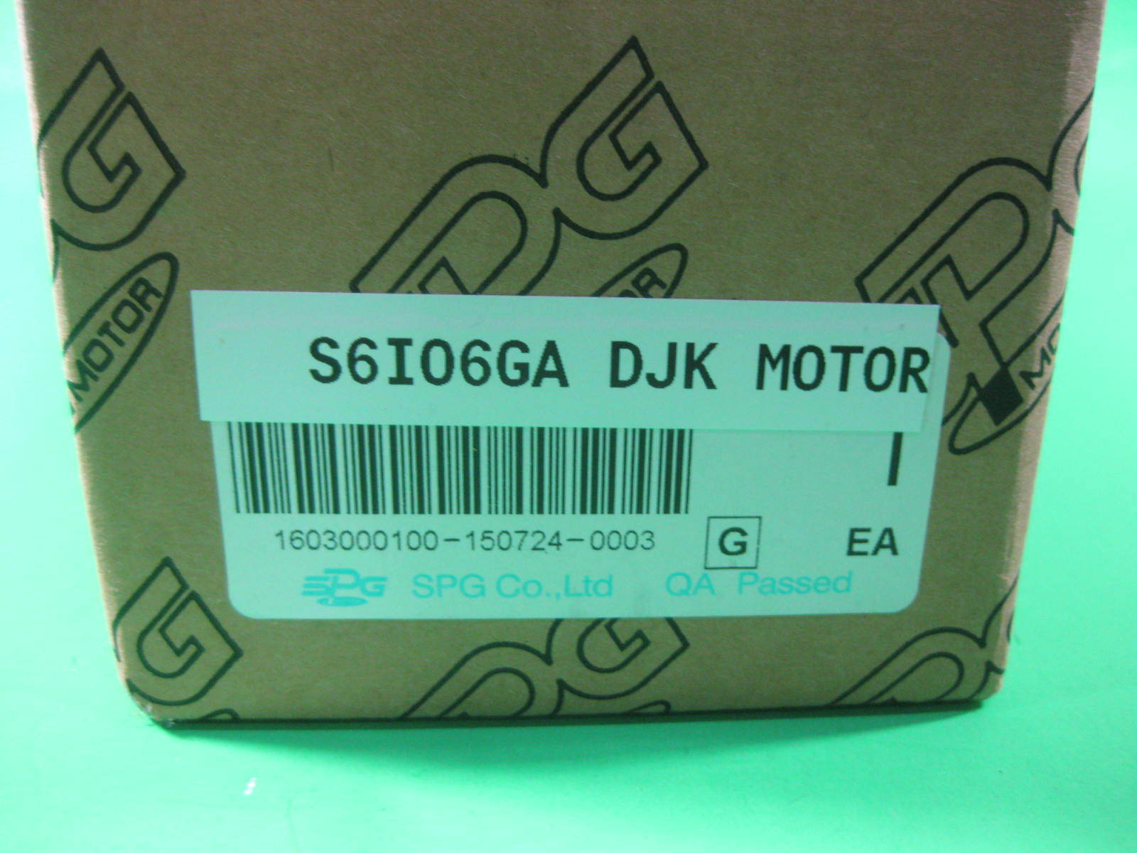 SPG Induction Motor -- S6I06GA -- Used