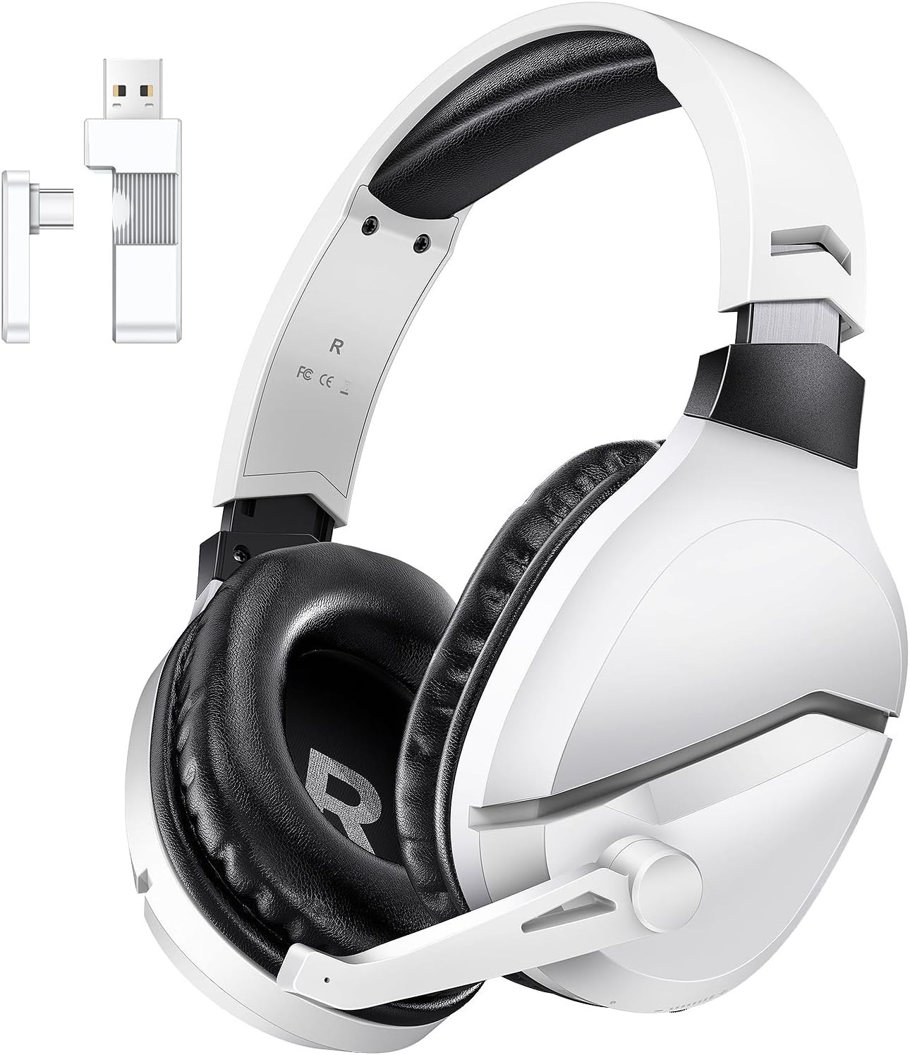 WolfLawS Wireless Gaming Headset with Noise Canceling Microphone for PS5, PC, PS