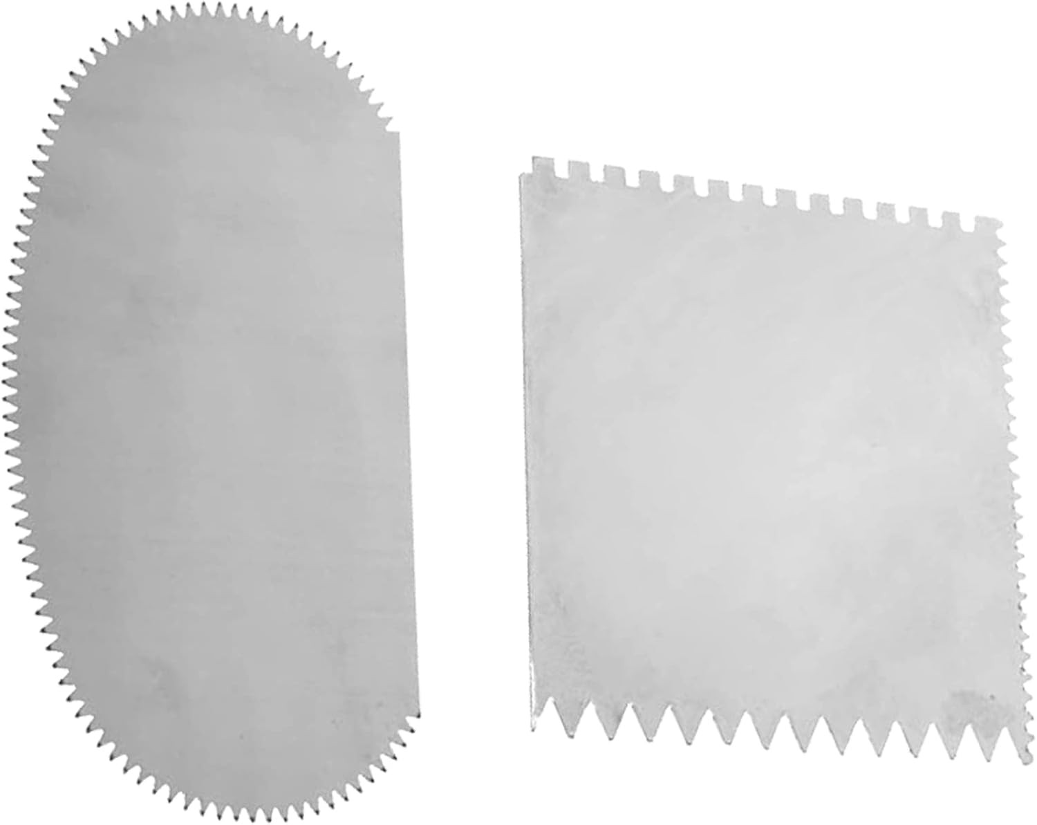 2 Pcs Serrated Scraper Crafts Tool Stainless Steel Pottery Clay Sculpture Scrape