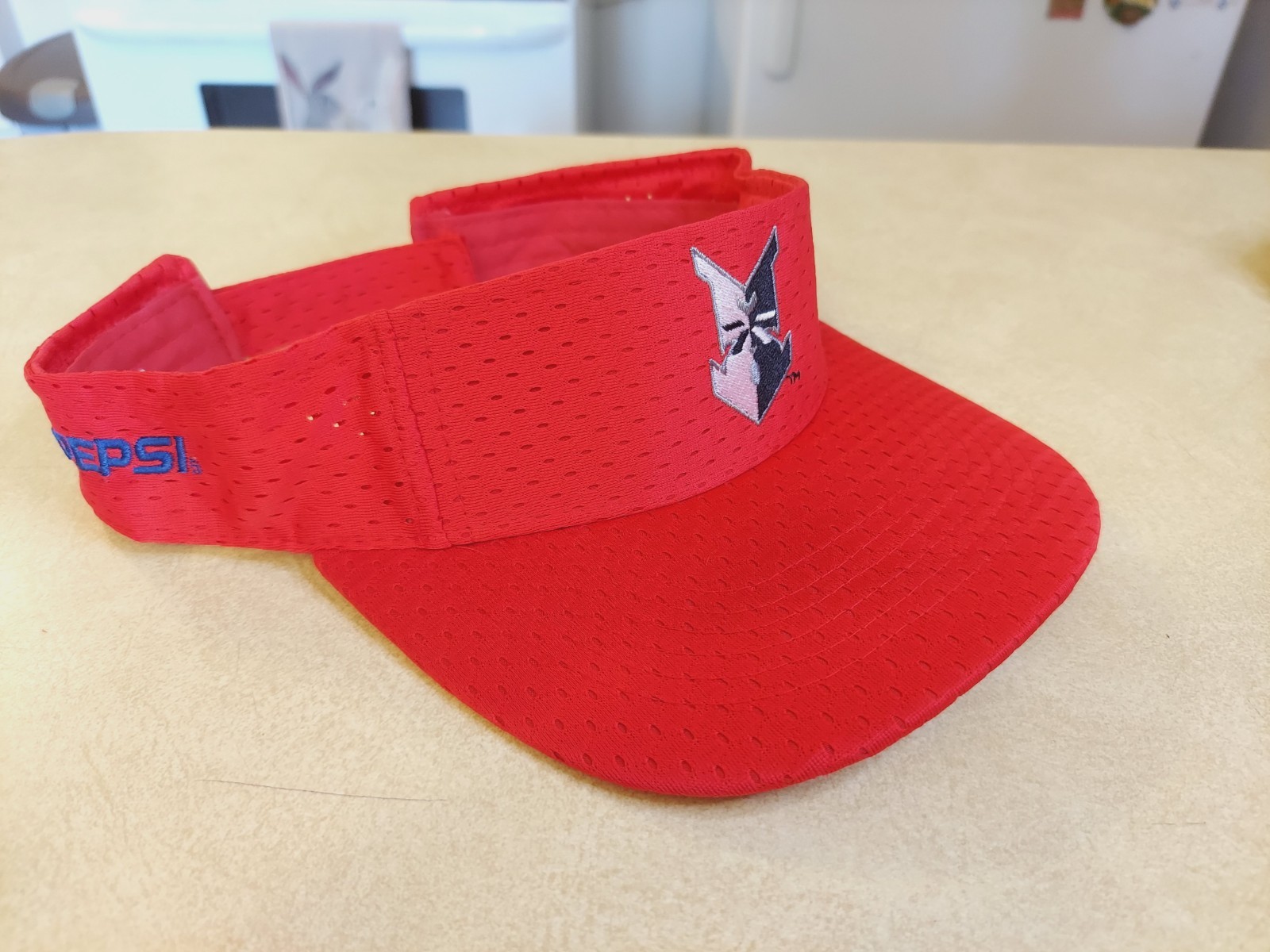 Indianapolis Indians Red Visor Pepsi Logo MiLB Minor League