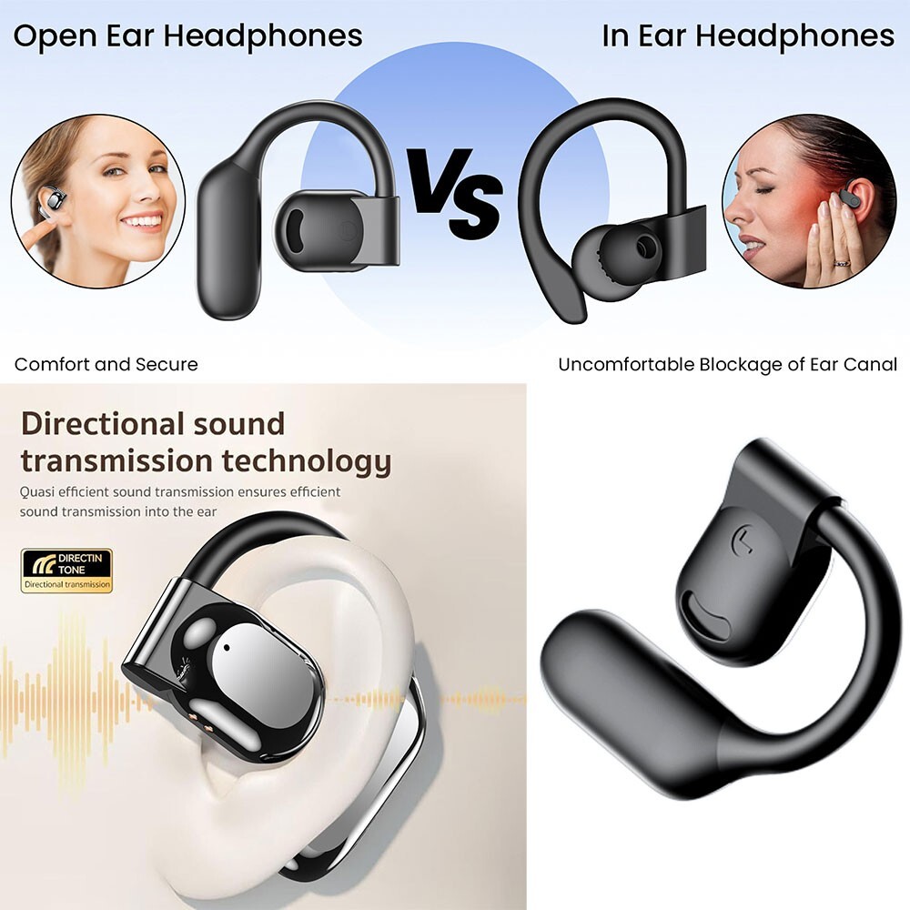 Wireless Bluetooth Over Ear Comfortable Earbuds For Google Pixel 10 9 8 7 6 5 4a