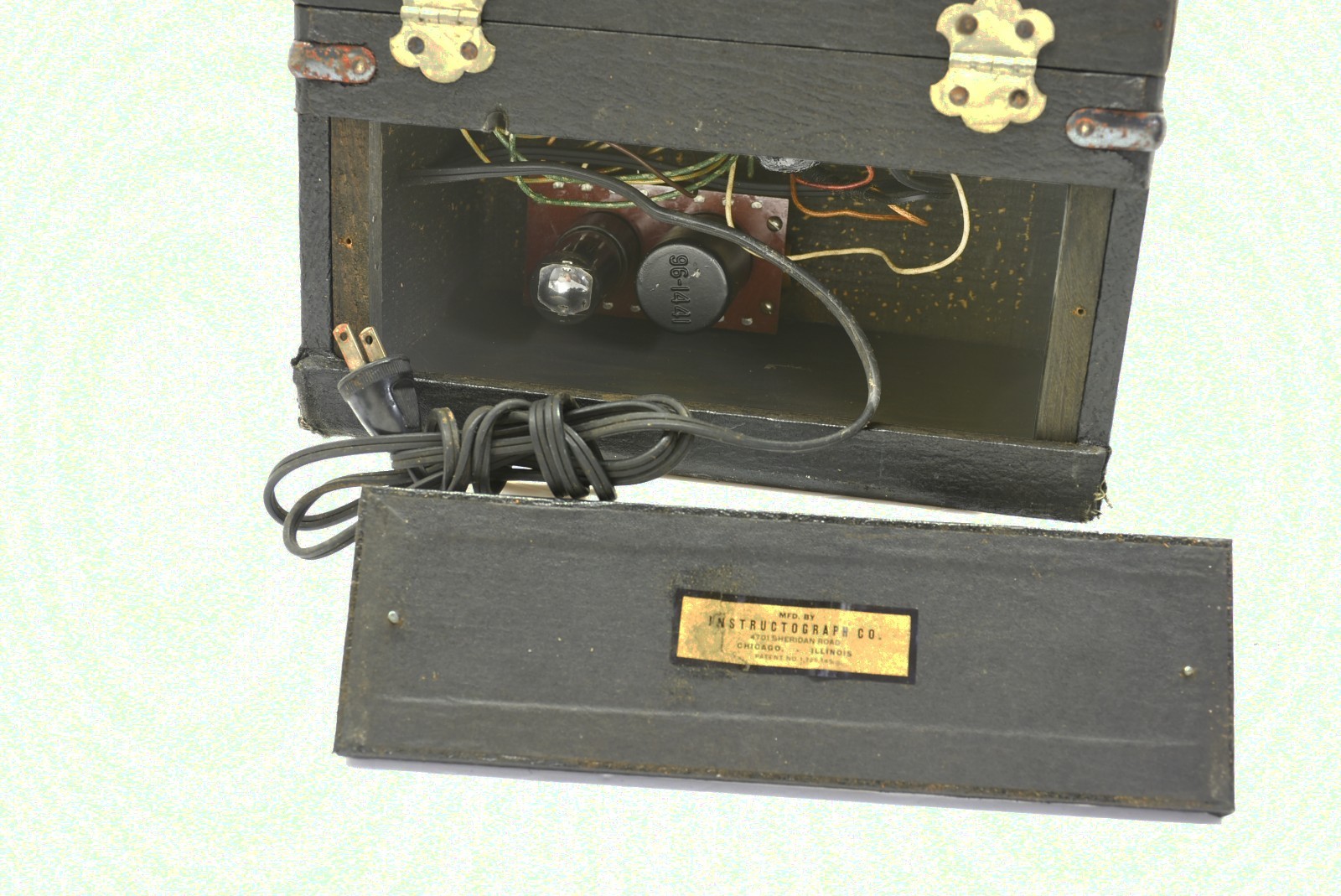 Vintage Instructograph Morse Code CW Trainer Machine + Box HAM