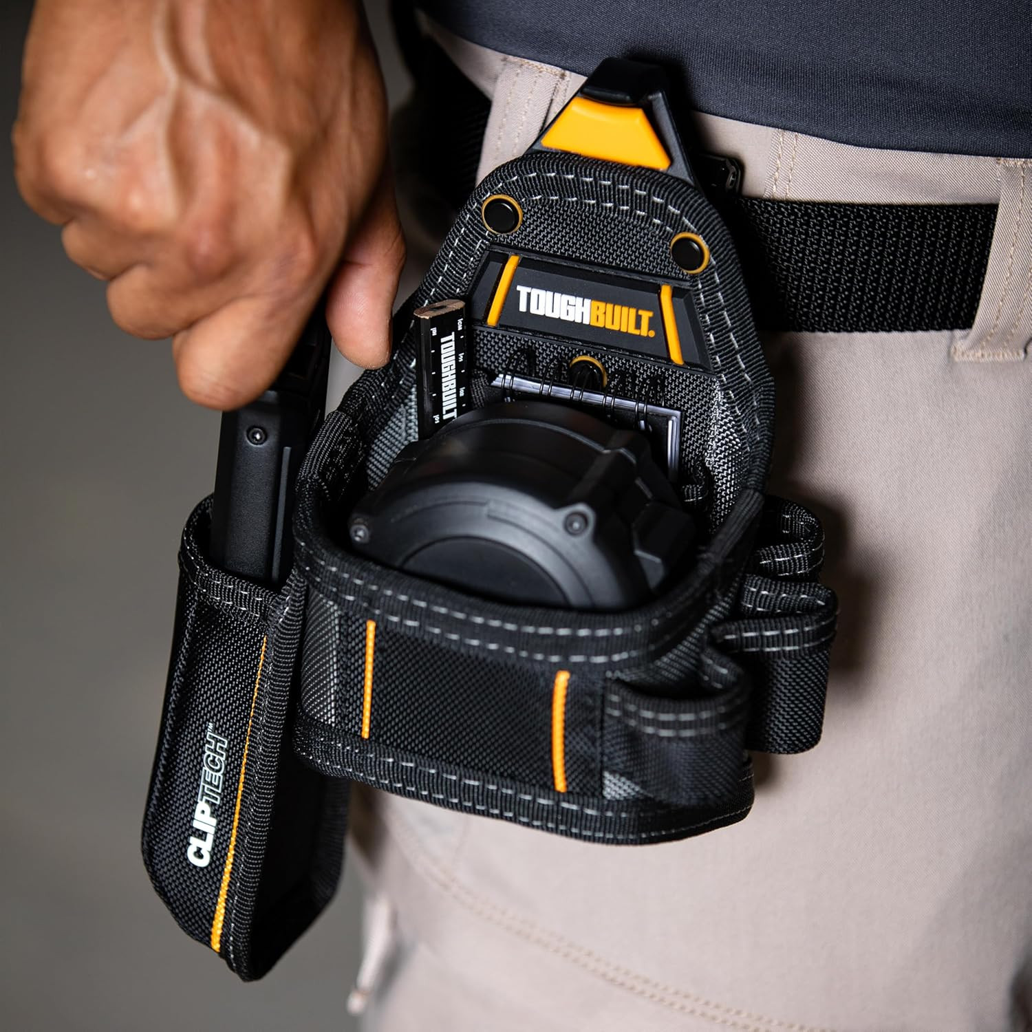 Cliptech Series - Utility Pouch, Heavy-Duty Tool Pouch with Multiple Pockets, Se