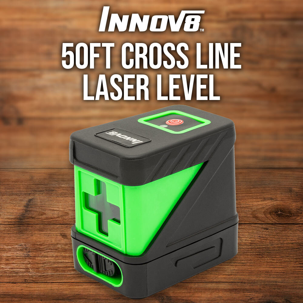 50ft Cross Line Laser Level, Precision Measuring, Unique Laser Scale Projection