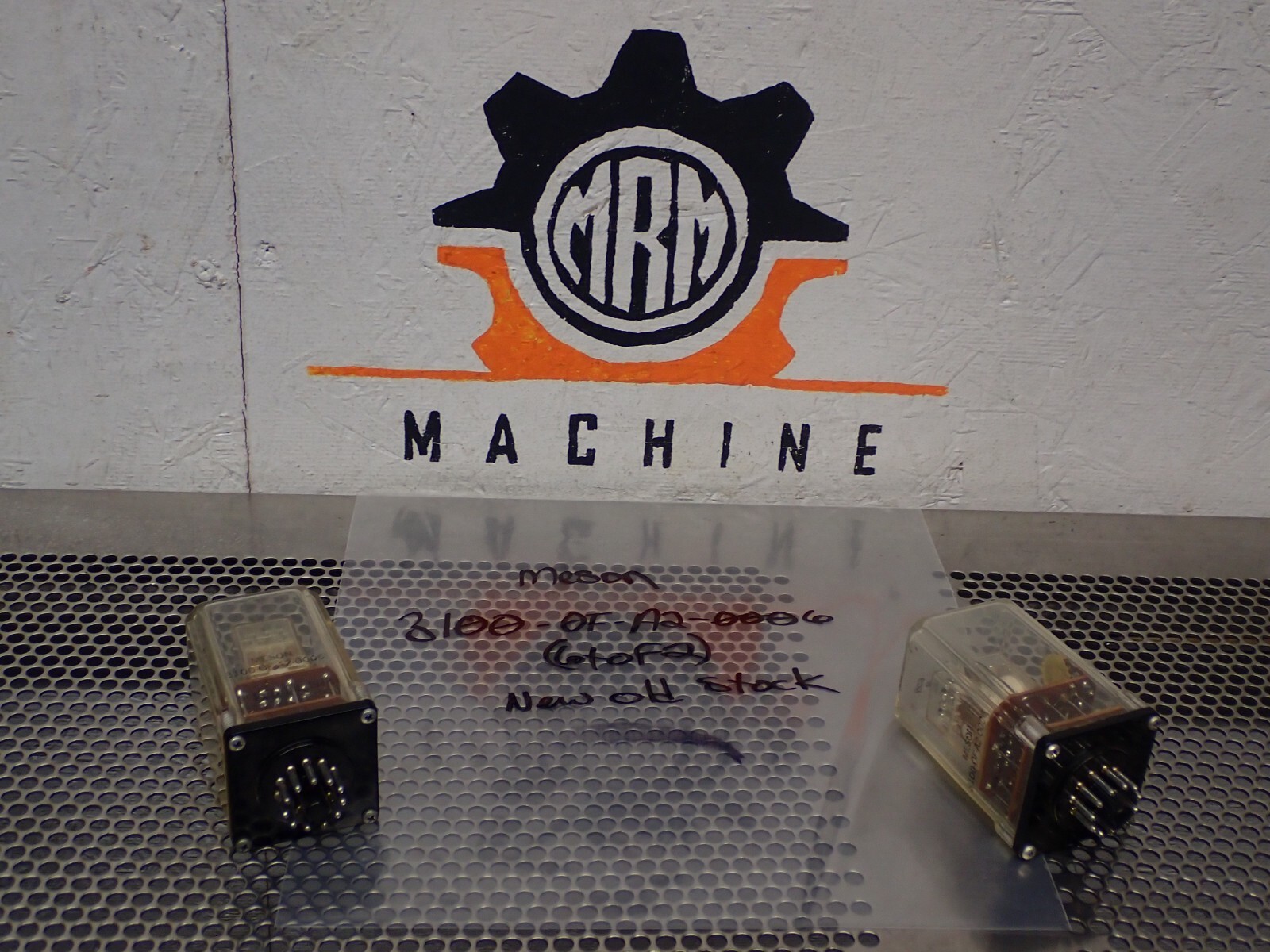 Guardian 1315P A410-383301-16 110VDC Relays W/ MESON 3100-OF-A2-0006 (Lot of 2)