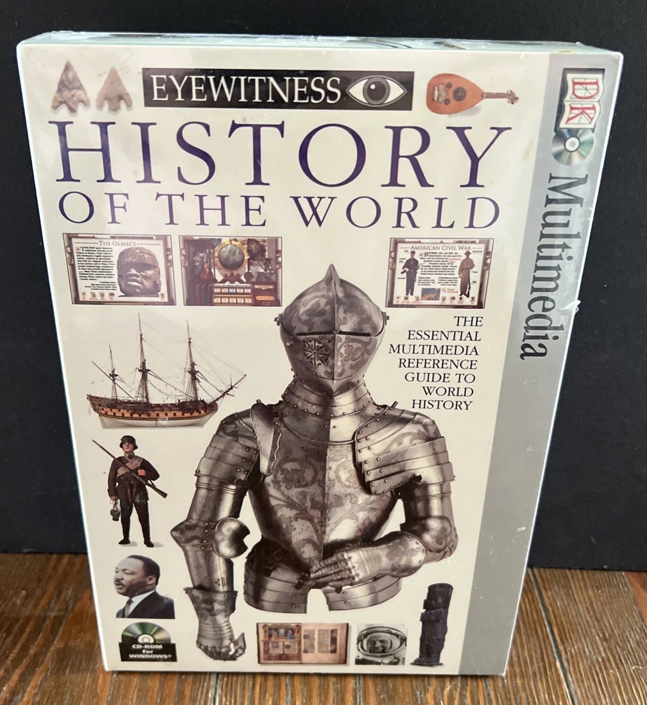NEW Eyewitness History of the World DK 1995 Sealed PC CD-ROM HM5-70708 School