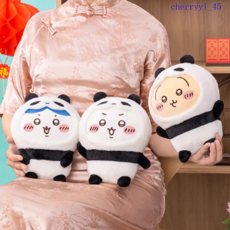 Chiikawa Limited Edition Hachiware Chiikawa Panda Plush Doll Authentic Japanese