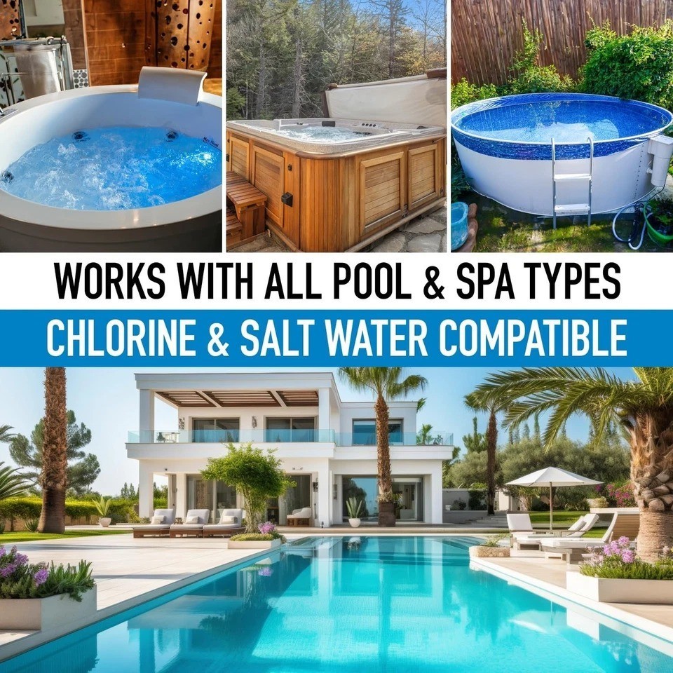 Pool Leak Detection Dye Kit 75+ Tests 2 Stainless Steel Precision Applicators