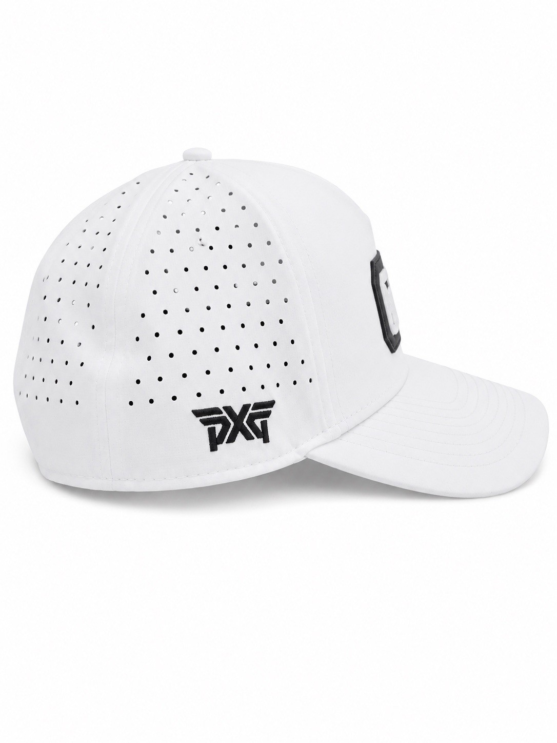 PXG GEN8 Performance Golf Hat White Adjustable Snapback Perforated Cap