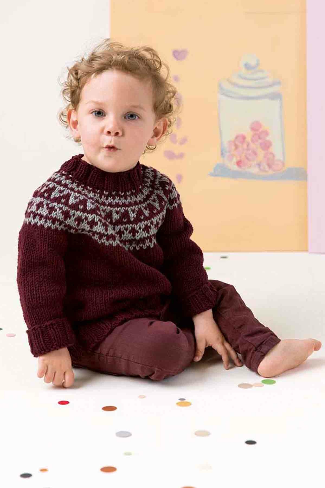 Pullover - Lang Yarns Merino+ - Model Package Knitting Package With Instructions