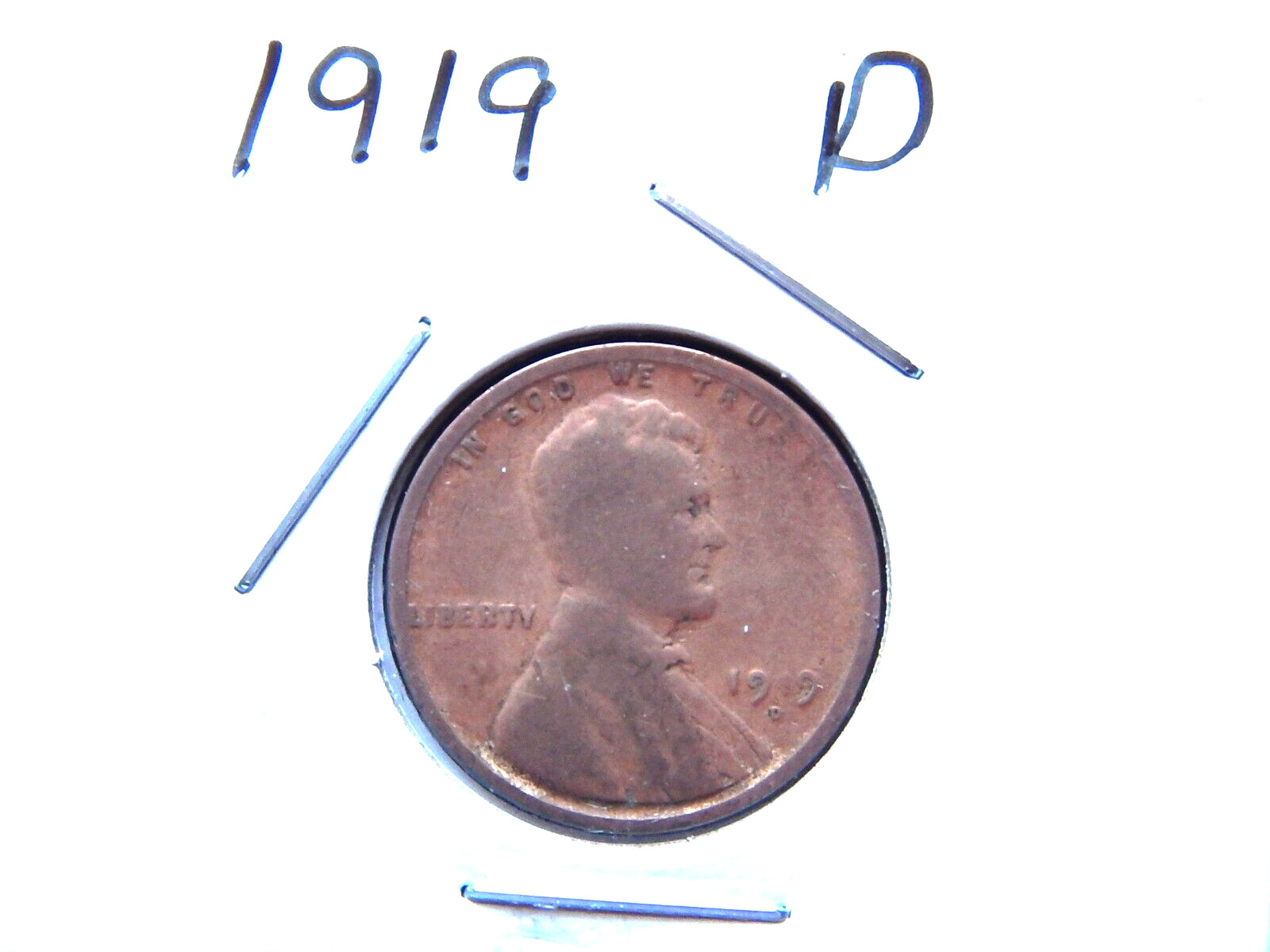 1919 (D) Lincoln Penny