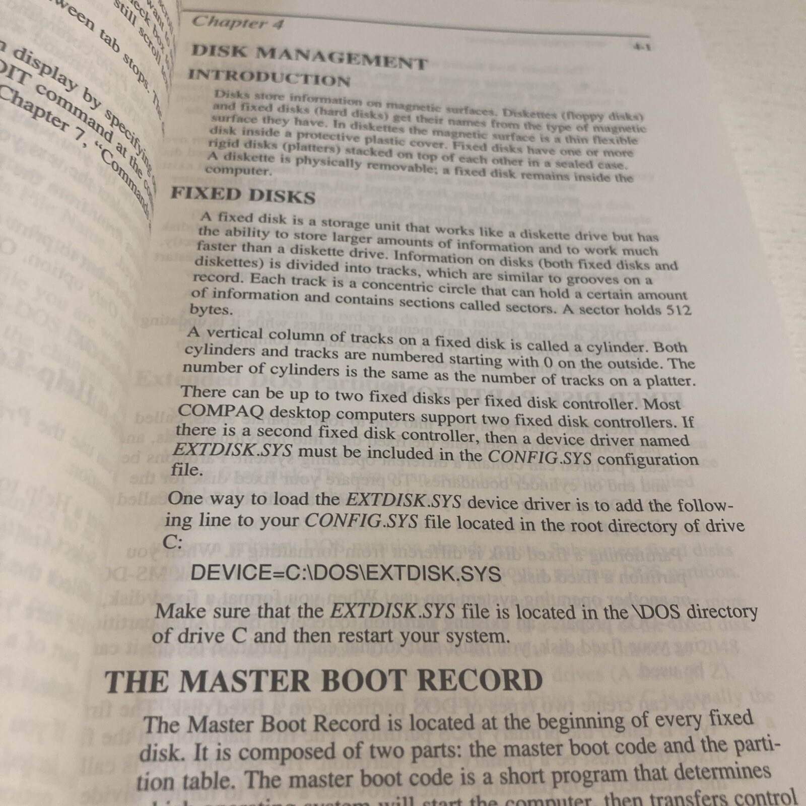 MS-Dos Version 5 Paperback Textbook Refrence Guide 1992 Compaq Industry