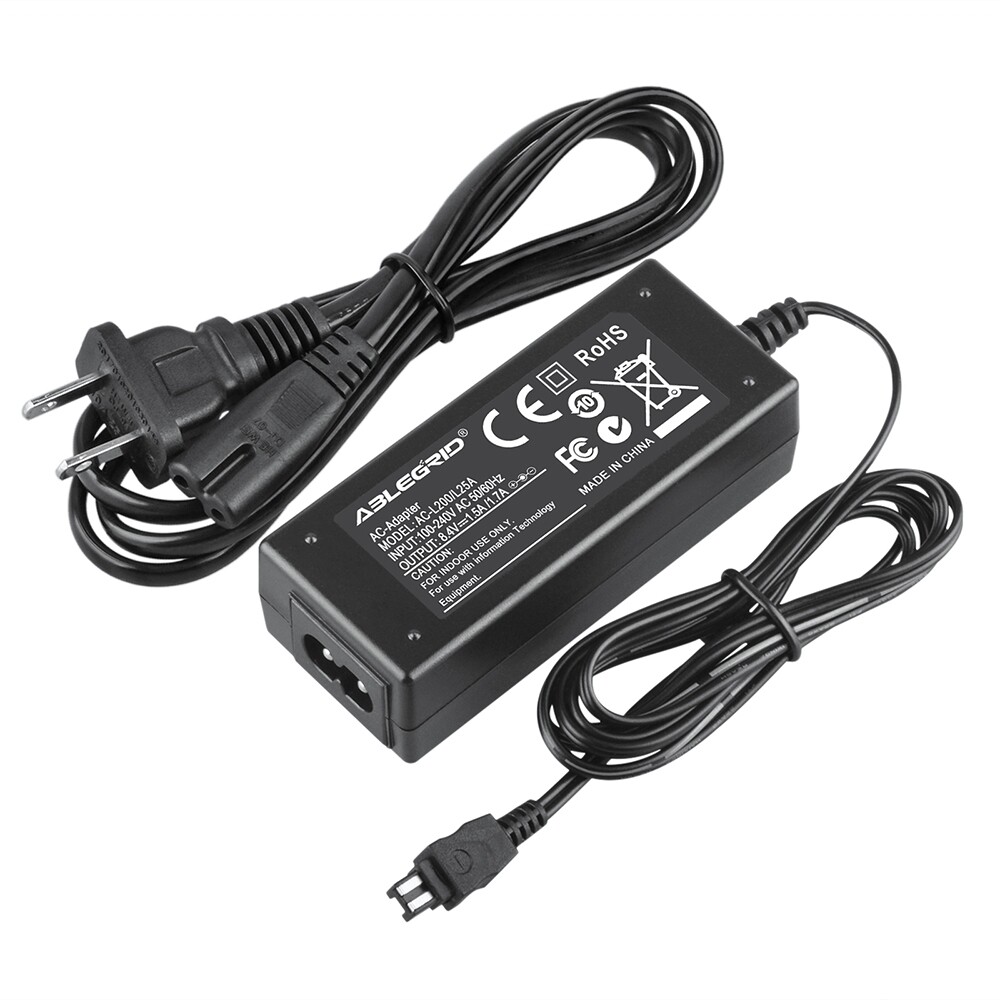 AC Adapter Power Charger Cord for SONY AC-L25A/B DCR-DVD203 DCR-DVD403 DCR-HC26